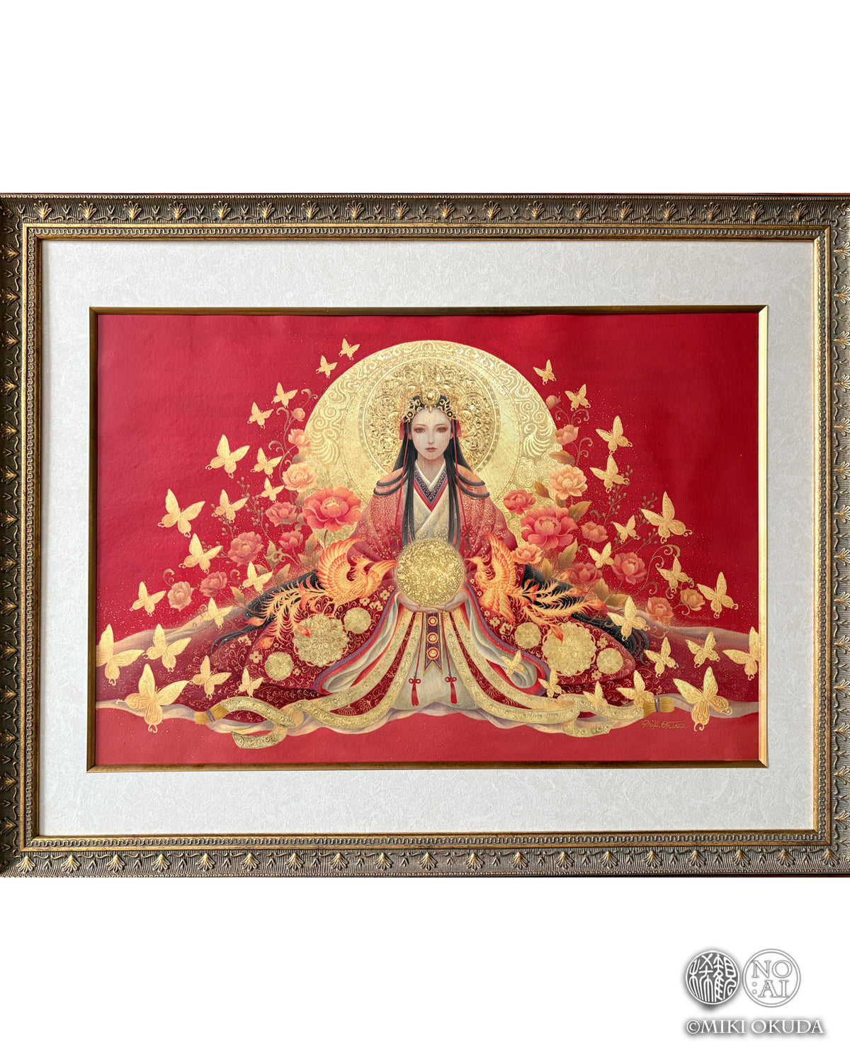 天照大神 ~陽光の庭~|手彩色ジクレー版画「光稀」【11/30以降順次発送】
