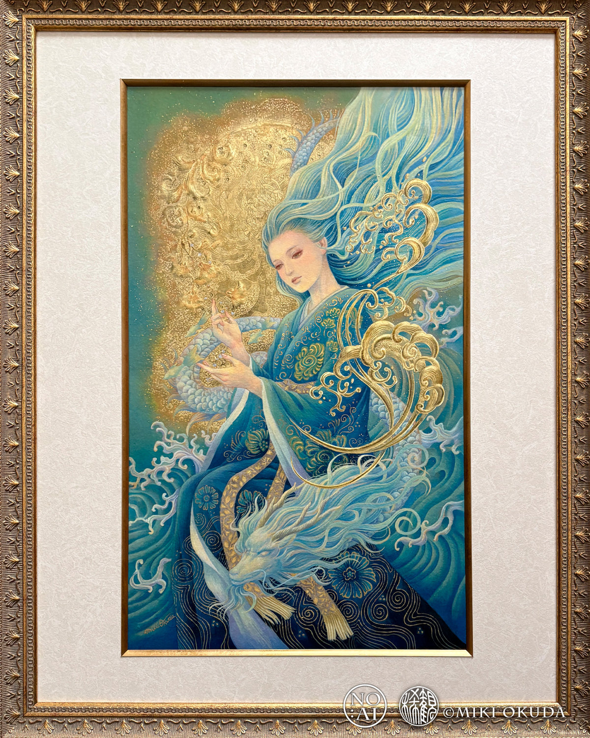 瀬織津姫 ~生命の環~|手彩色ジクレー版画「光稀」 【11/30以降順次発送】