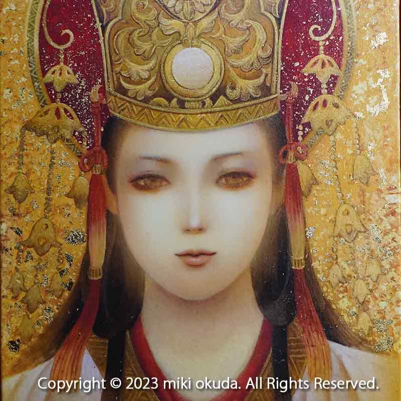 天照大神~暉~(光稀) 開運絵 手彩色ジクレー版画 スピリチュアル 輝く顔料で一枚ずつエネルギーを加筆