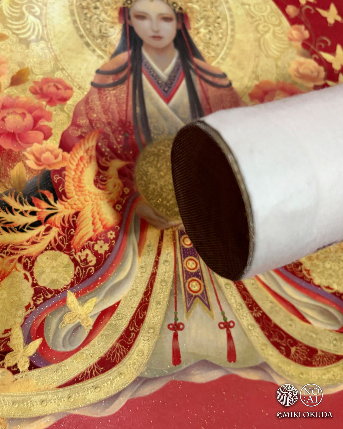 天照大神 ~陽光の庭~|手彩色ジクレー版画「光稀」【11/30以降順次発送】