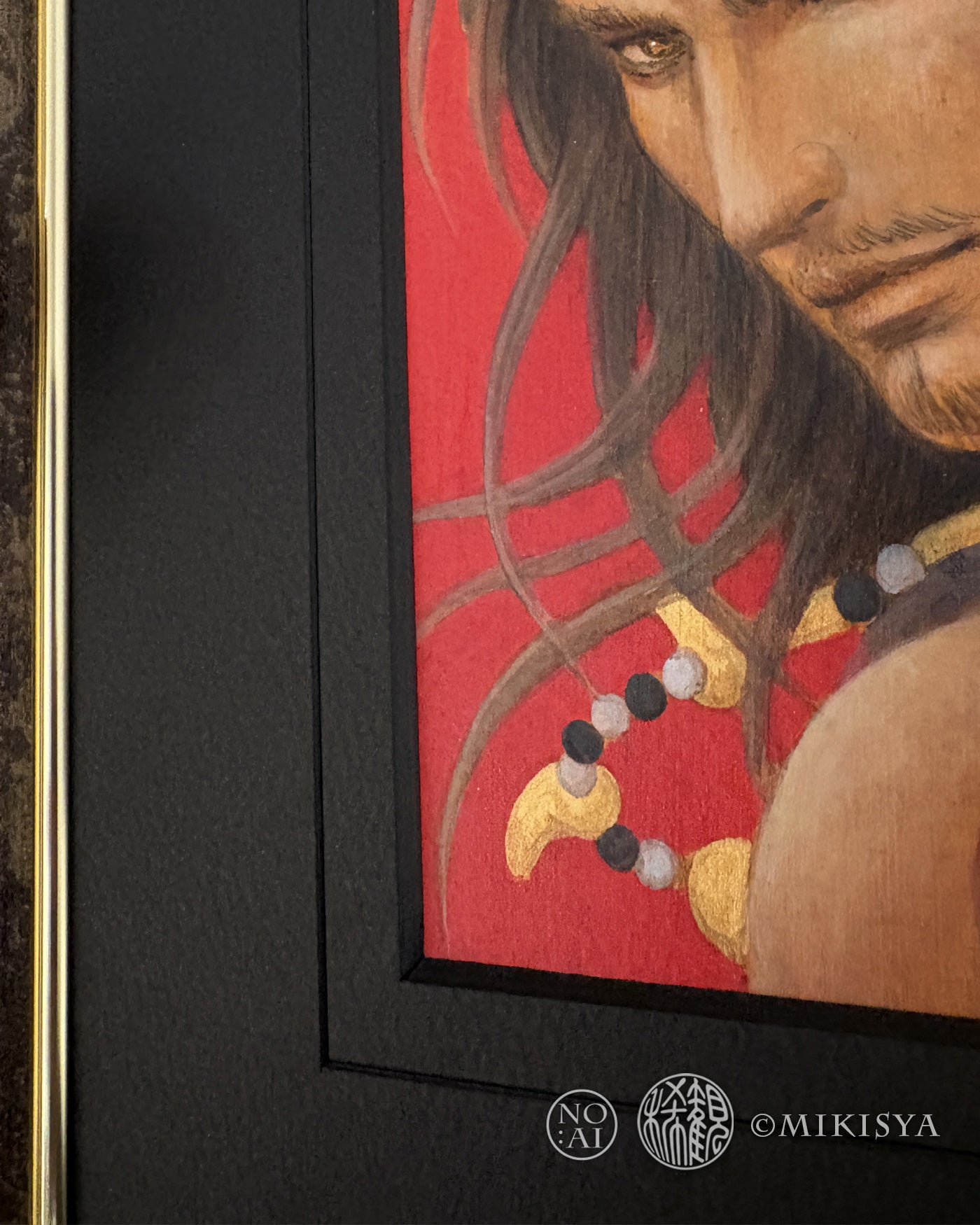 須佐之男命〈凪ぐ荒魂〉|アクリル原画(130×182mm)