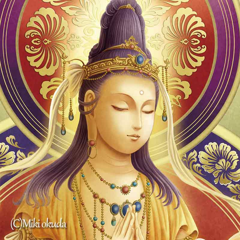 普賢菩薩 開運絵 仏画 ジクレー版画 スピリチュアル SS~Mサイズ