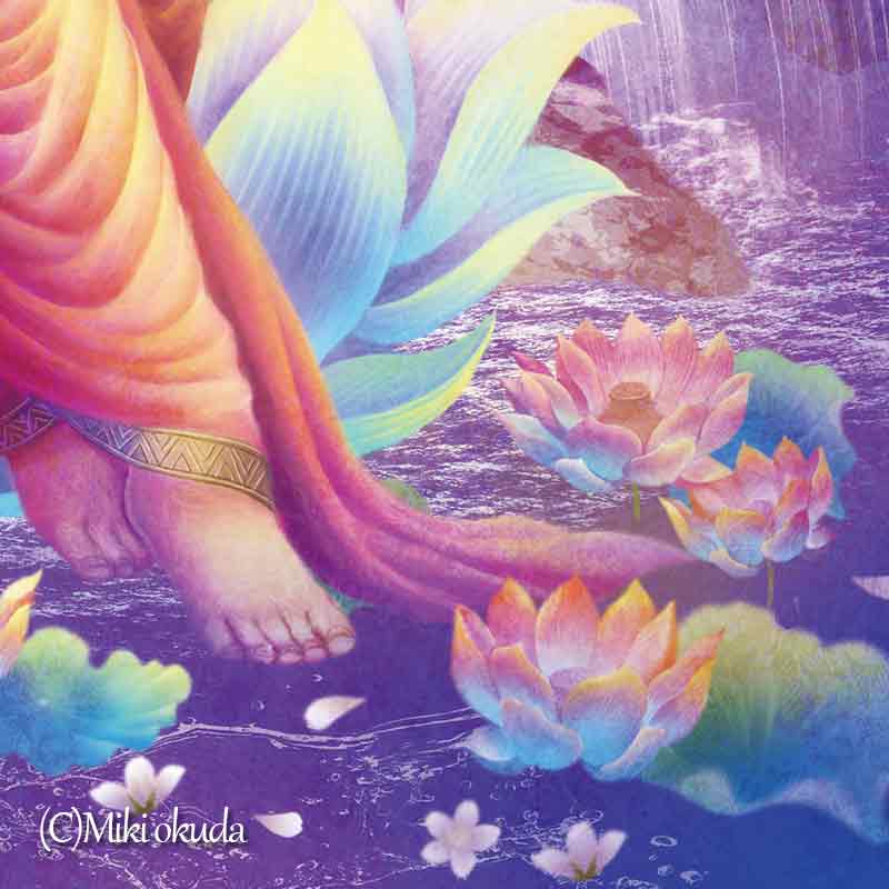 サラスヴァティ ヒンドゥー教の女神 開運絵 ジクレー版画 スピリチュア ル SS~Mサイズ