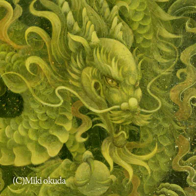 【原画・一点限り】金龍・黄金色の波動│スピリチュアル│龍神