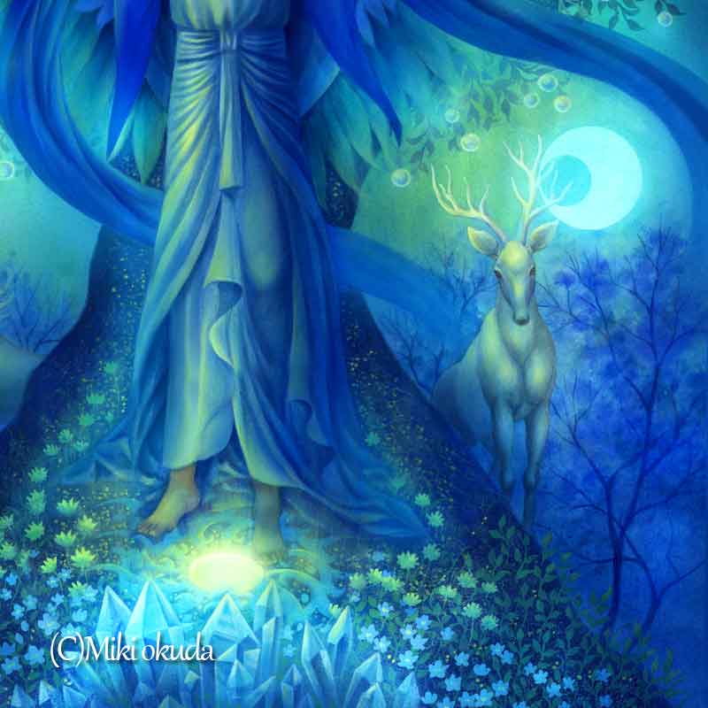 大天使ミカエル 天使イラスト スピリチュアル エンジェル ジクレー版画 SS~Mサイズ