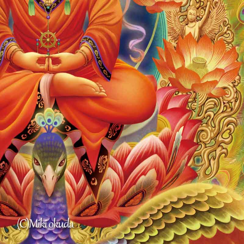 阿弥陀如来 開運絵 仏画 ジクレー版画 スピリチュアル SS~Mサイズ