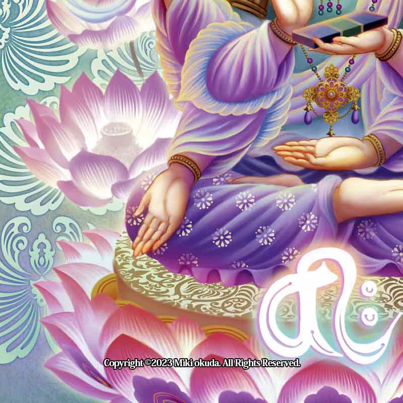 般若菩薩 開運絵 仏画 ジクレー版画 スピリチュアル SS~Sサイズ