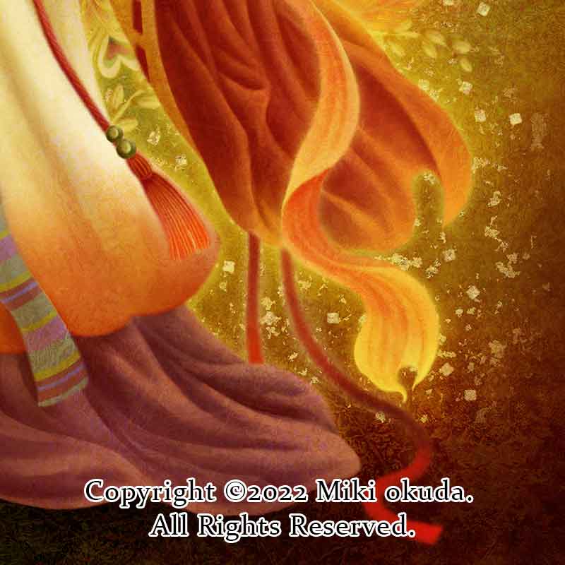 天照大御神 開運絵 ジクレー版画 スピリチュアル SS~Mサイズ