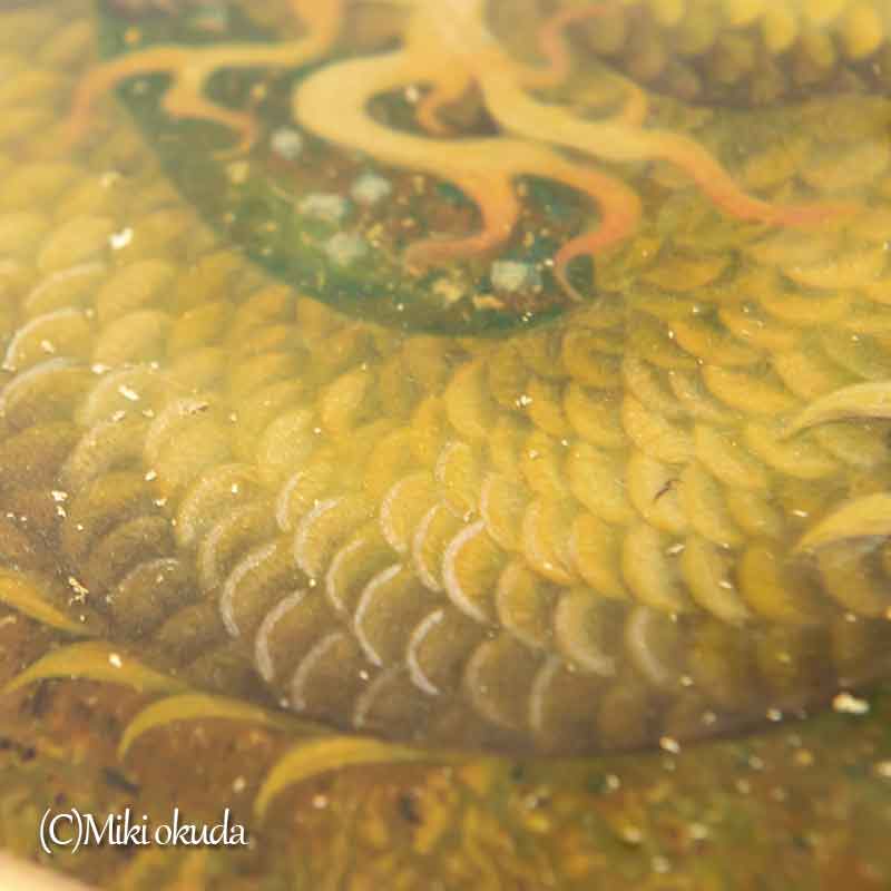 金龍神(光稀)龍神様 かっこいい龍のイラスト 手彩色ジクレー版画 スピリチュアル 輝く顔料で一枚ずつエネルギーを加筆