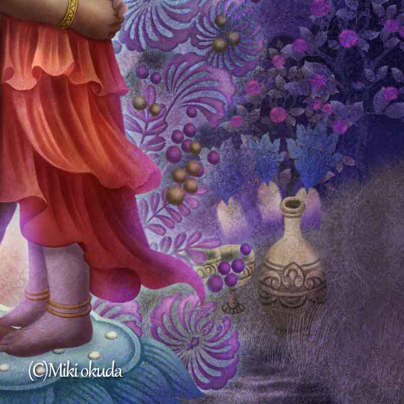 歓喜天 開運絵 仏画 ジクレー版画 スピリチュアル SS~Mサイズ