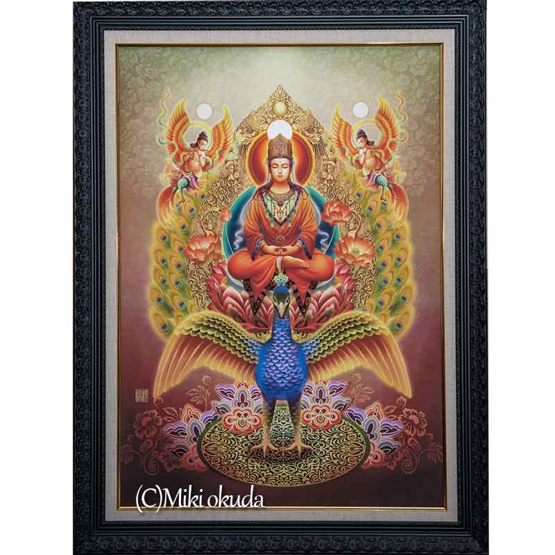 弁財天 天照大神 千手観音菩薩など【迫力の大判サイズ・カスタマイズジクレー版画】