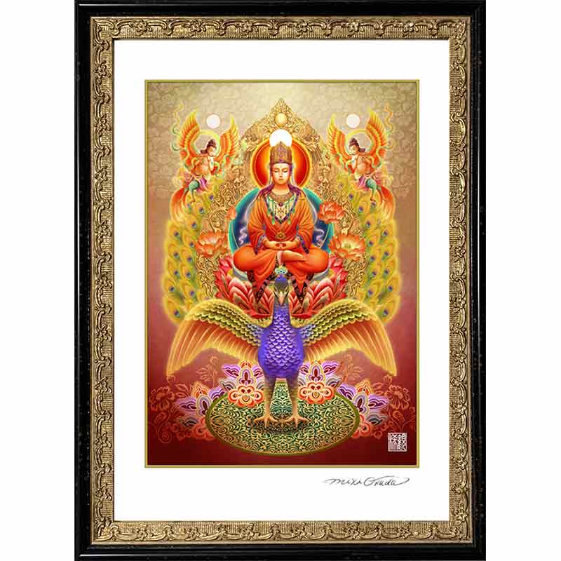 阿弥陀如来 開運絵 仏画 ジクレー版画 スピリチュアル SS~Mサイズ