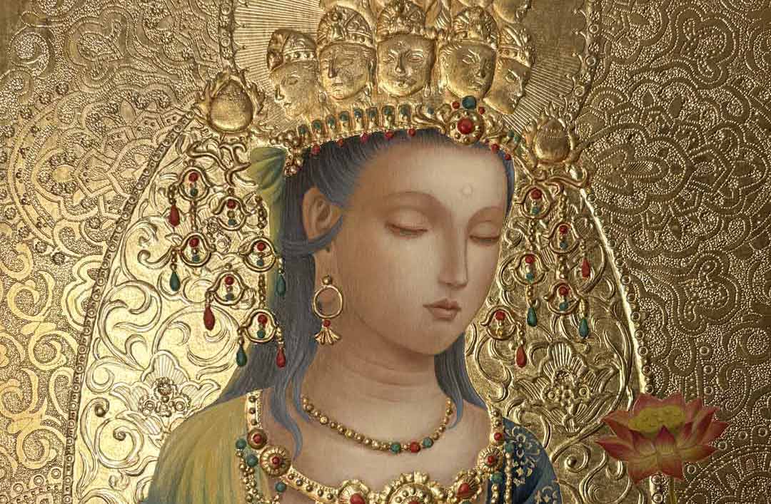 黄金テンペラ制作中｜今後のショップ更新についてのご案内