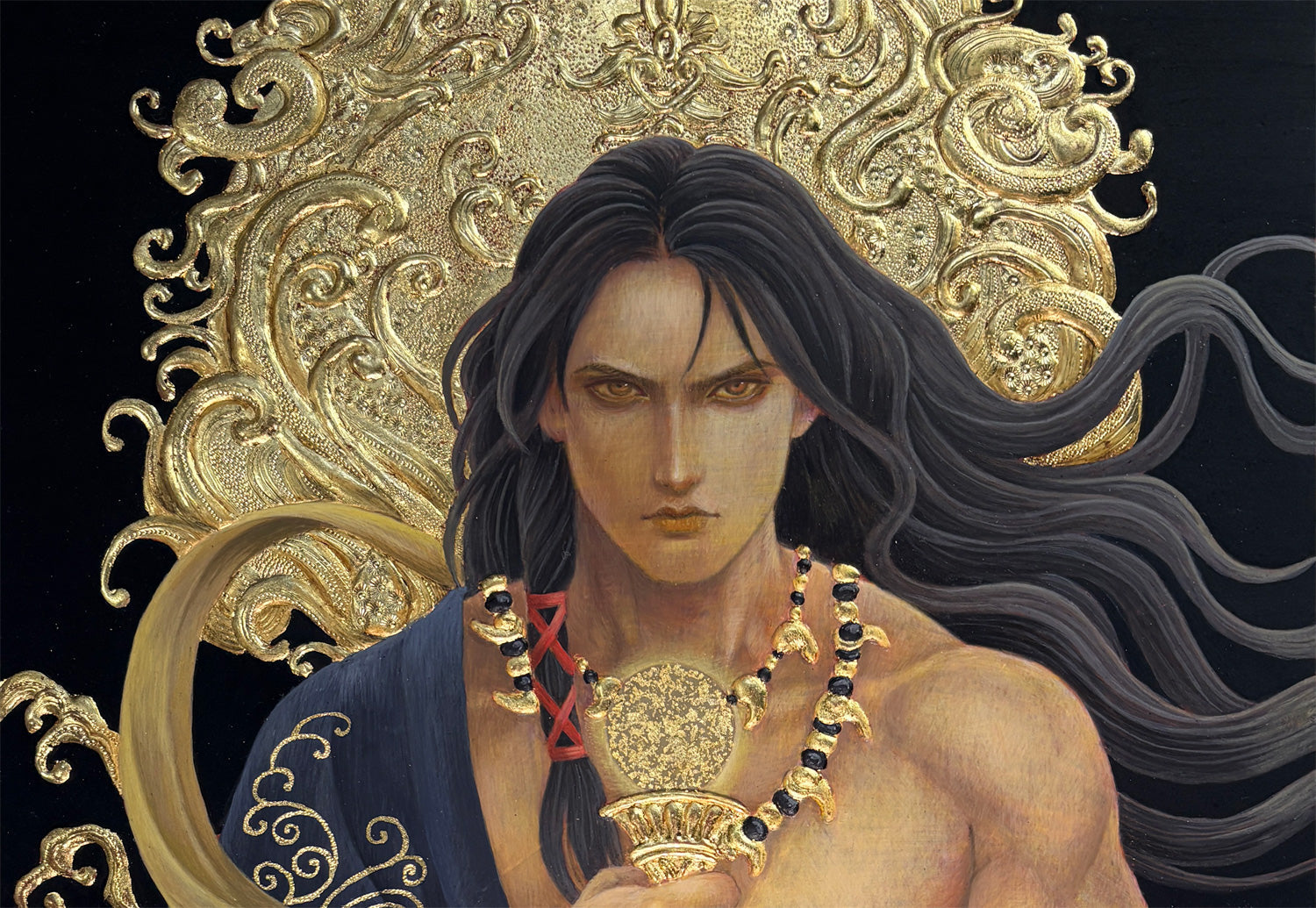 テンペラ原画とデジタル版で描く  須佐之男命 —— 八雲を統べる力