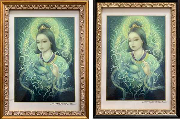 ジクレー版画SSサイズ・ゴールド額 追加発注完了！