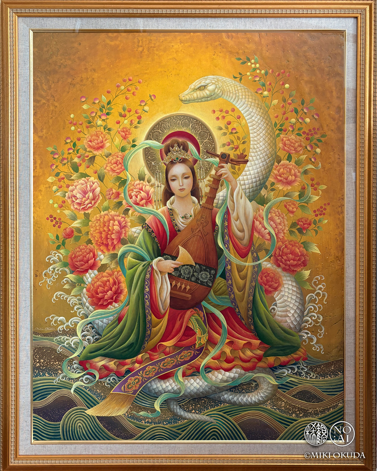 白蛇弁才天｜アクリル原画