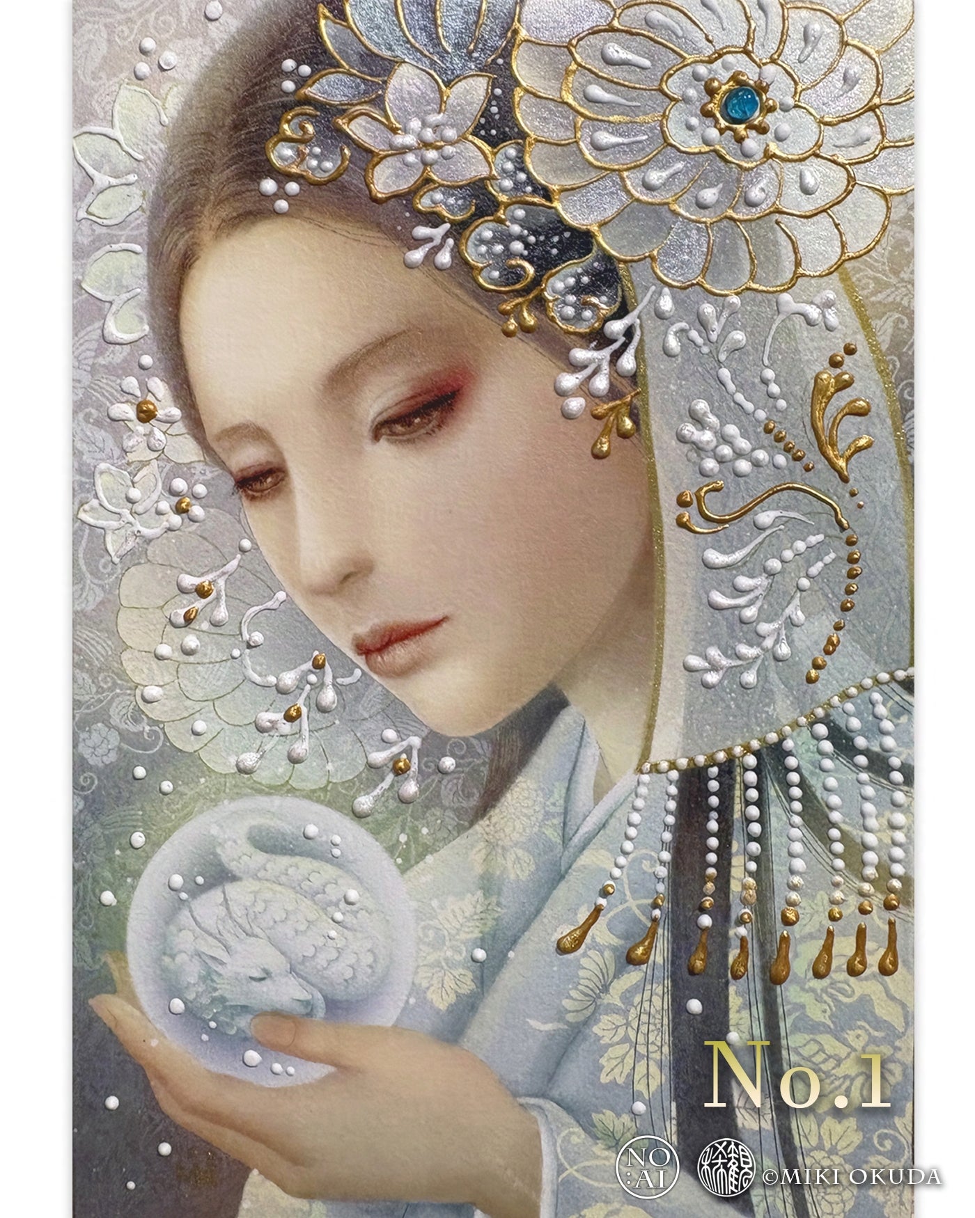 初回3点完売 ｜瀬織津姫「目覚めの時」｜宝彩（一点仕上げ）