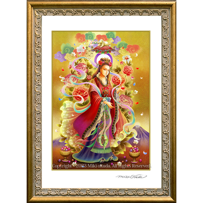 吉祥天 開運絵 仏画 ジクレー版画 スピリチュアル SS~SMサイズ – 癒し 吉祥天 開運絵 仏画 ジクレー版画 スピリチュアル SS~SMサイズ – 癒し