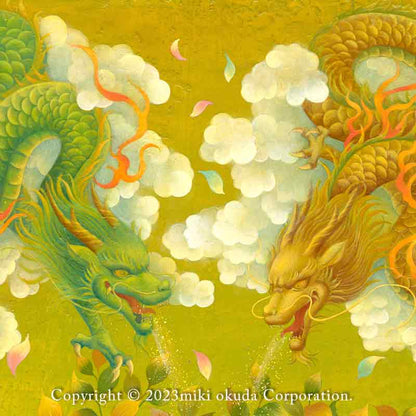 花まつり～釈迦誕生図　開運絵 仏画 ジクレー版画 スピリチュアル SS～Mサイズ