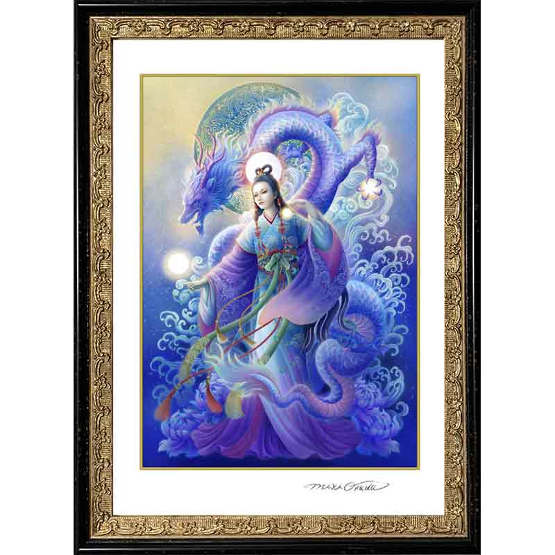 瀬織津姫（せおりつひめ）｜祓いと再生の女神 − 浄化のジクレー版画［SS～Mサイズ］