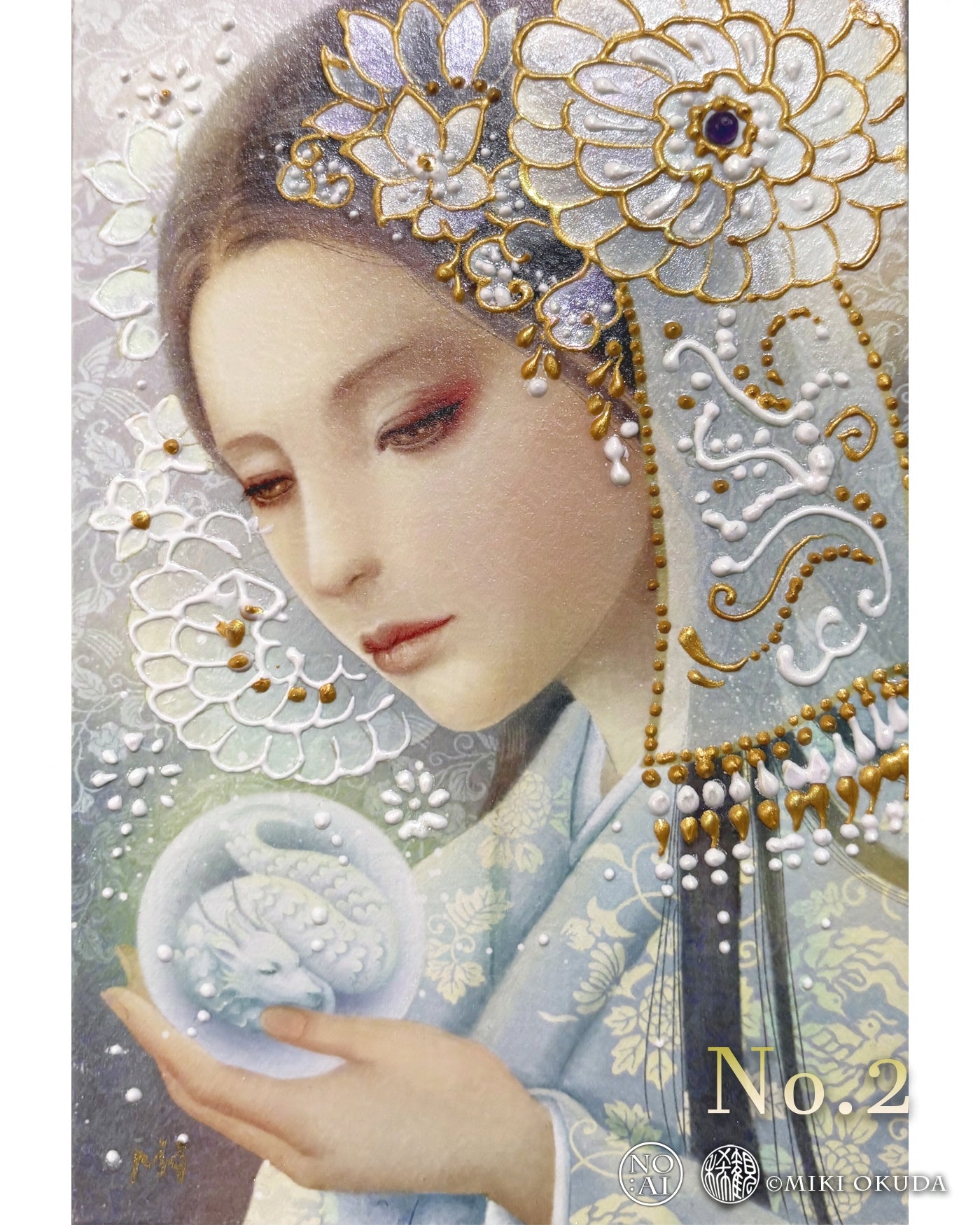 初回3点完売 ｜瀬織津姫「目覚めの時」｜宝彩（一点仕上げ）