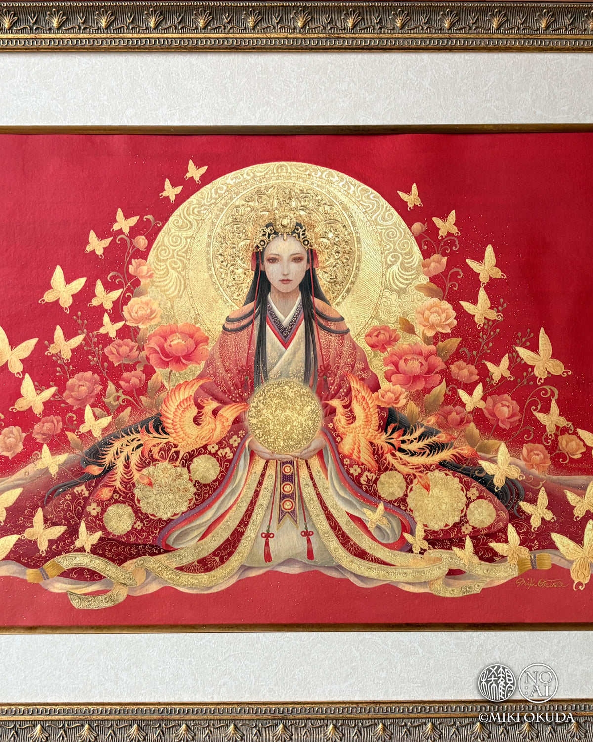 天照大神 ～陽光の庭～｜手彩色ジクレー版画「光稀」【11/30以降順次発送】
