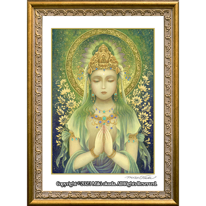 現代アート「見守り観音菩薩」(3D painting) 現代アート「見守り観音 現代アート「見守り観音菩薩」(3D painting) 現代アート「見守り観音