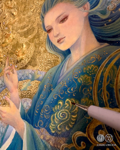 瀬織津姫 ～生命の環～｜手彩色ジクレー版画「光稀」  【11/30以降順次発送】