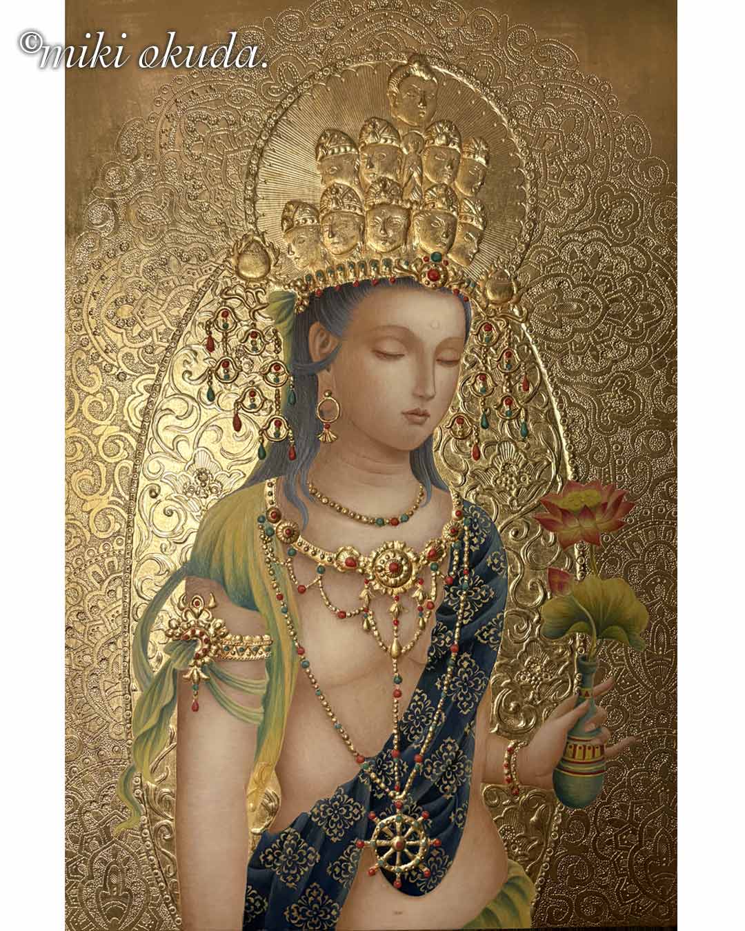 十一面観音菩薩 ～観照～｜2026年個展出品作品 (コピー)