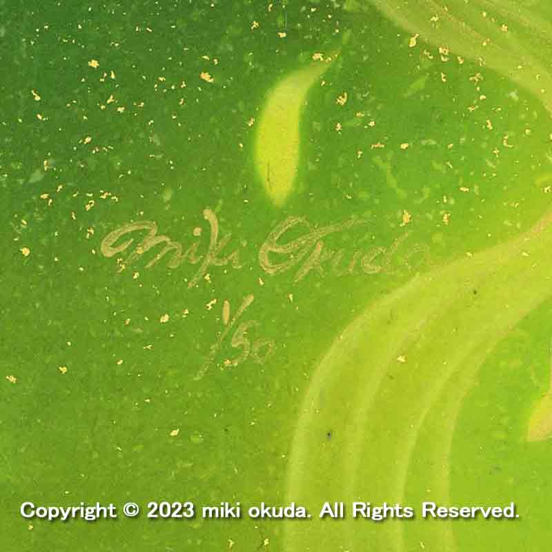 菊理媛尊（くくりひめのみこと）(光稀） 開運絵  手彩色ジクレー版画 スピリチュアル 輝く顔料で一枚ずつエネルギーを加筆