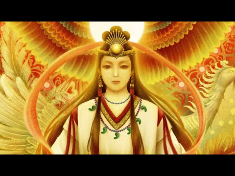 天照大御神 開運絵 ジクレー版画 スピリチュアル SS～Mサイズ