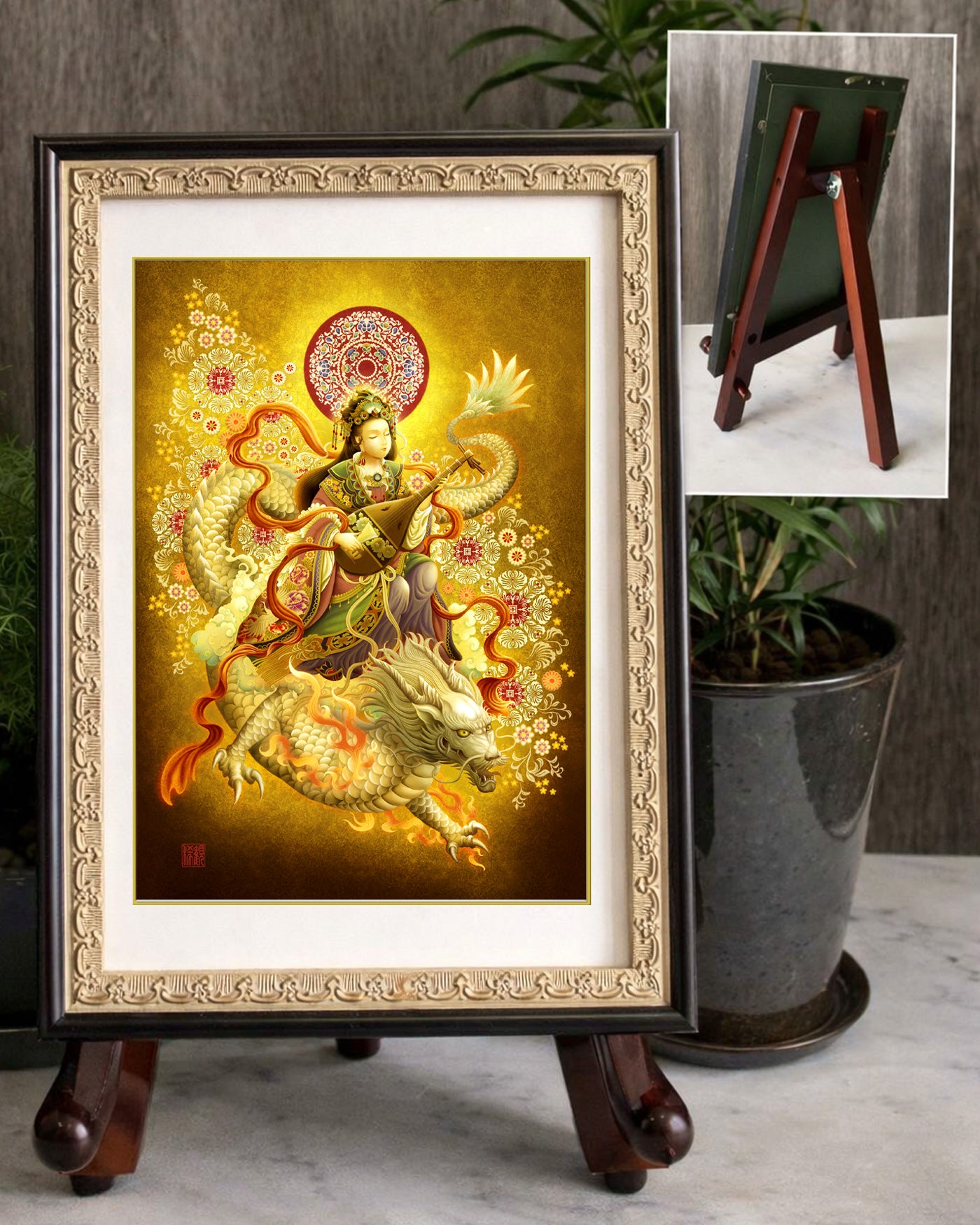 須佐之男命（すさのおのみこと）〈凪ぐ荒魂〉｜ジクレー版画［SSサイズ］