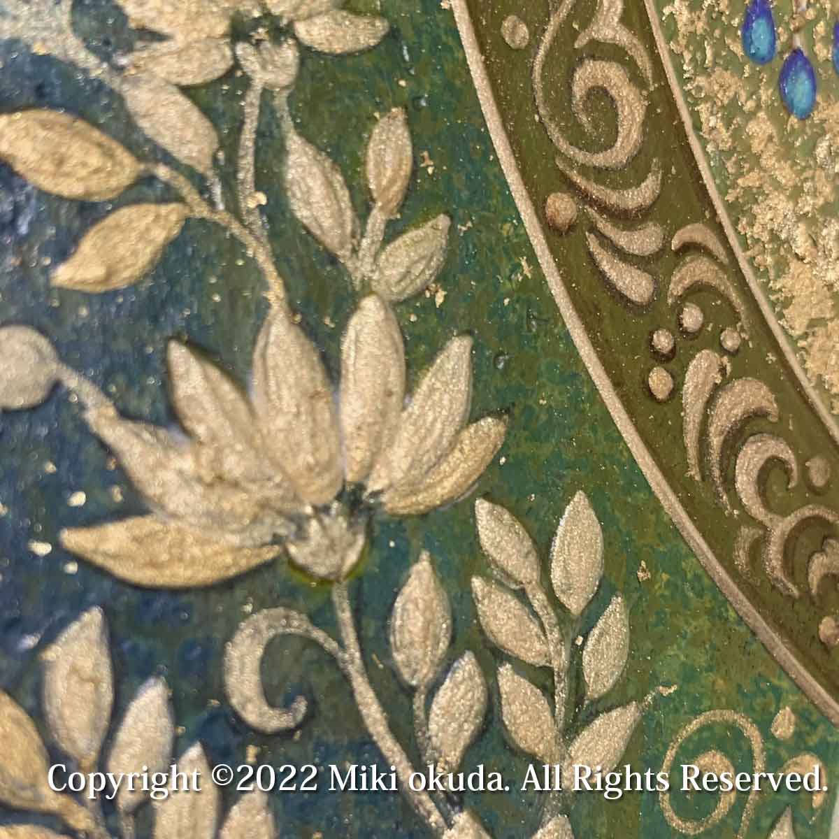 観音菩薩 合掌観音 開運絵 仏画 原画一点限り