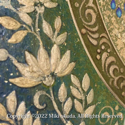 観音菩薩 合掌観音 開運絵 仏画 原画一点限り