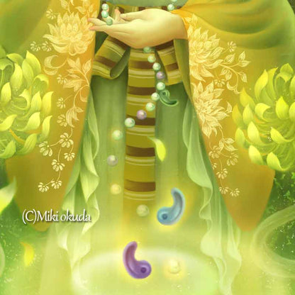 菊理媛尊（くくりひめ）手のアップ