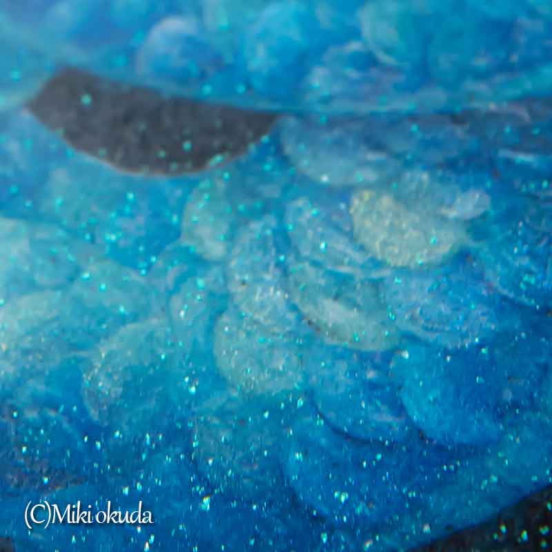 青龍(光稀）龍神様 かっこいい龍のイラスト 手彩色ジクレー版画 スピリチュアル 輝く顔料で一枚ずつエネルギーを加筆