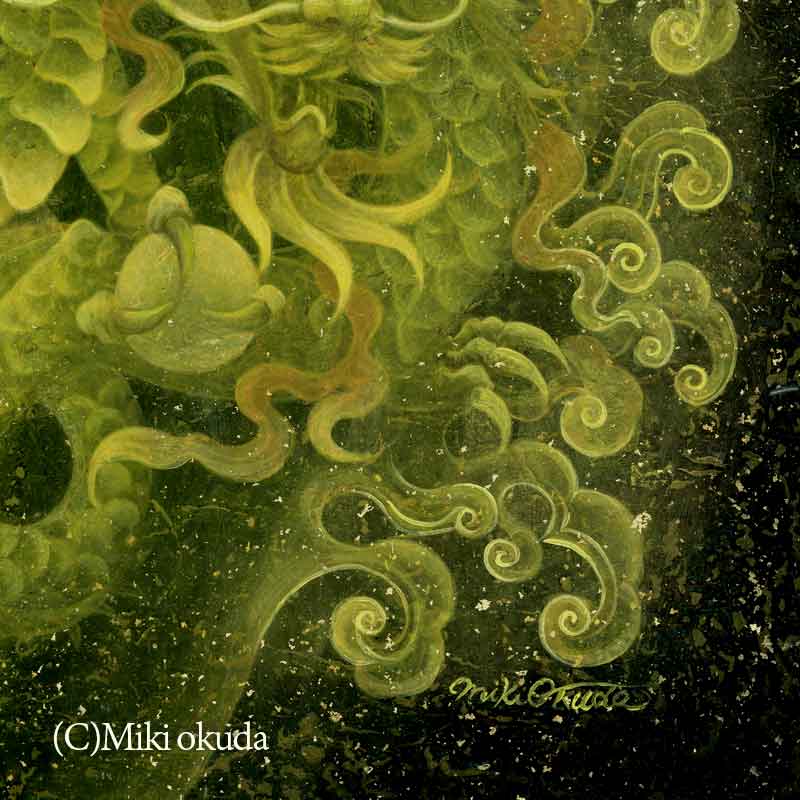 【原画・一点限り】金龍・黄金色の波動│スピリチュアル│龍神