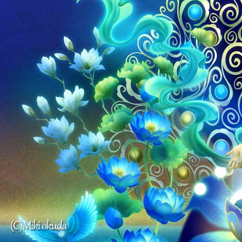 ターラ菩薩 ホワイトターラ 開運絵 仏画 ジクレー版画 スピリチュアル SS～Mサイズ