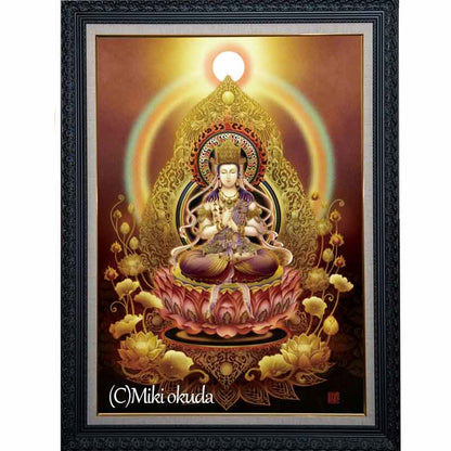 弁財天 天照大神 千手観音菩薩など【迫力の大判サイズ・カスタマイズジクレー版画】