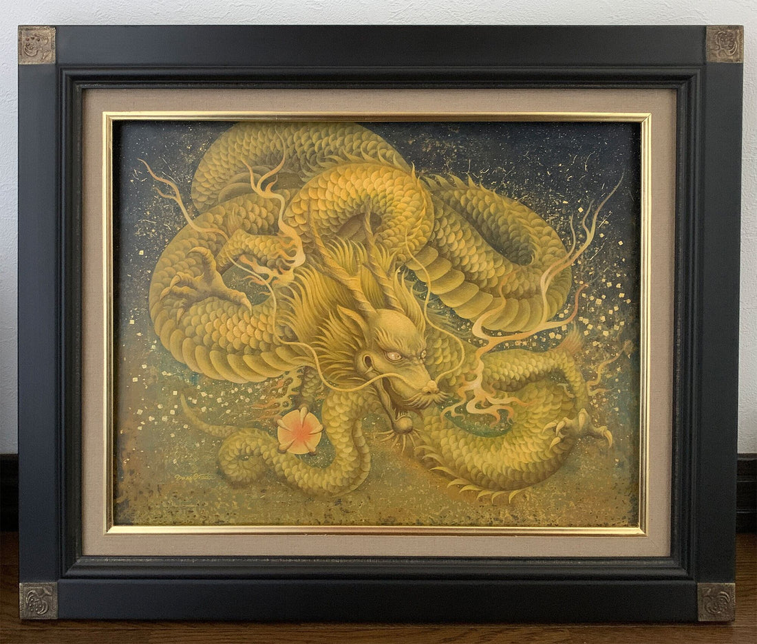 【原画・一点限り】光稀龍～金～