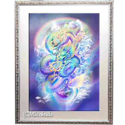 弁財天 天照大神 千手観音菩薩など【迫力の大判サイズ・カスタマイズジクレー版画】