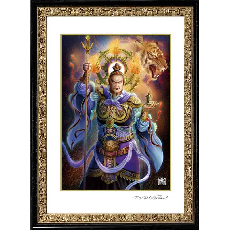 毘沙門天 開運絵 仏画 ジクレー版画 スピリチュアル SS～Sサイズ