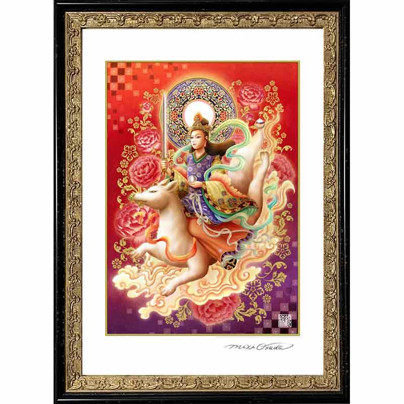 荼枳尼天 開運絵 仏画 ジクレー版画 スピリチュアル SS～Mサイズ