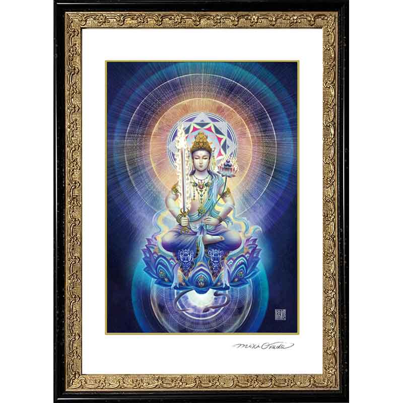 虚空蔵菩薩 開運絵 仏画 ジクレー版画 スピリチュアル SS～Sサイズ